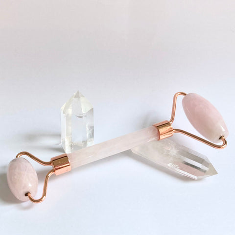 Rose Quartz Facial Roller - Rania Hasna Nature Elements